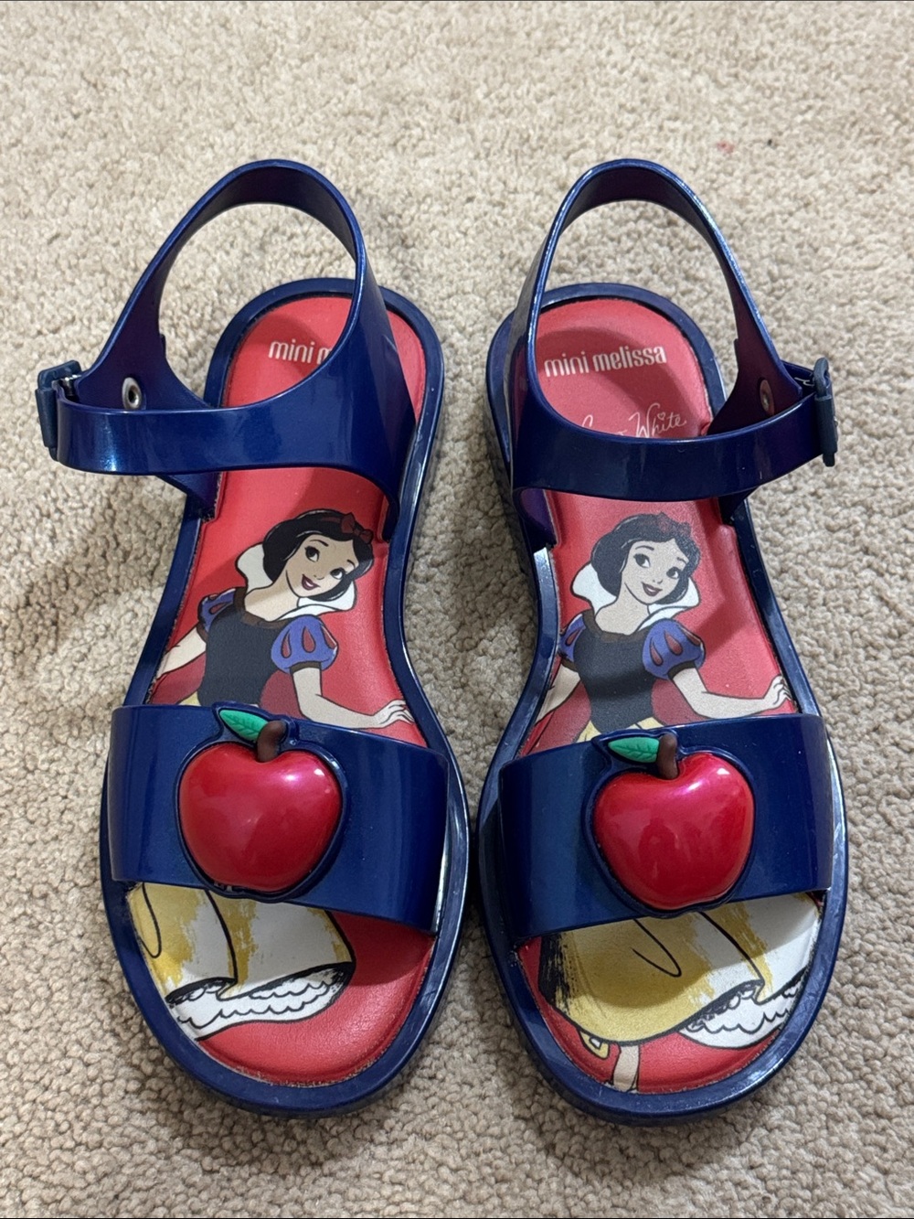 Melissa x Disney Snow White Kids Sandals Blue – Size 4